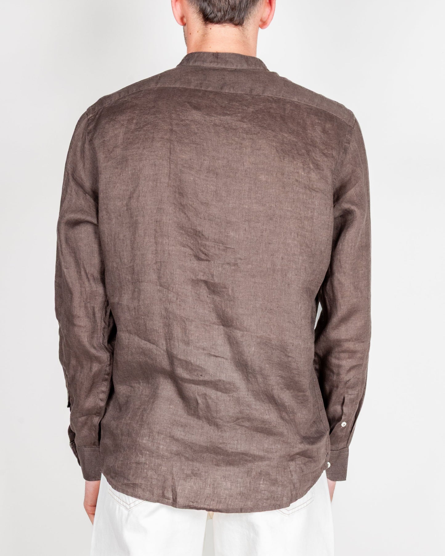 Camicia coreana in puro lino Philotinto Art. 26S19CA