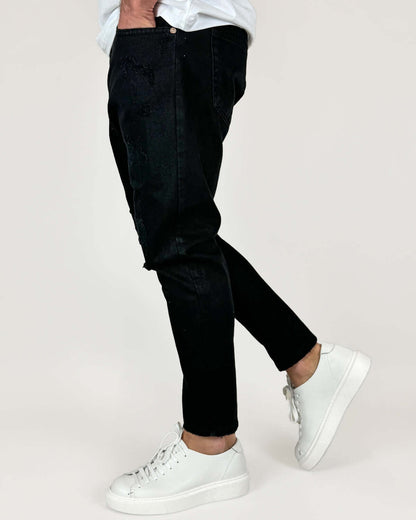 Jeans Carrot Fit Strappato Berna Art. BERNA M 243209