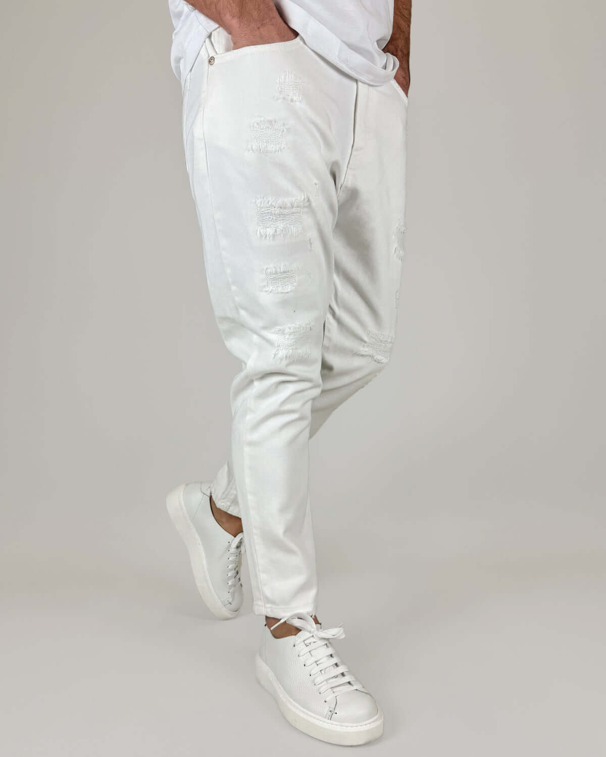 Jeans Carrot Fit Strappato Berna Art. BERNA M 243209
