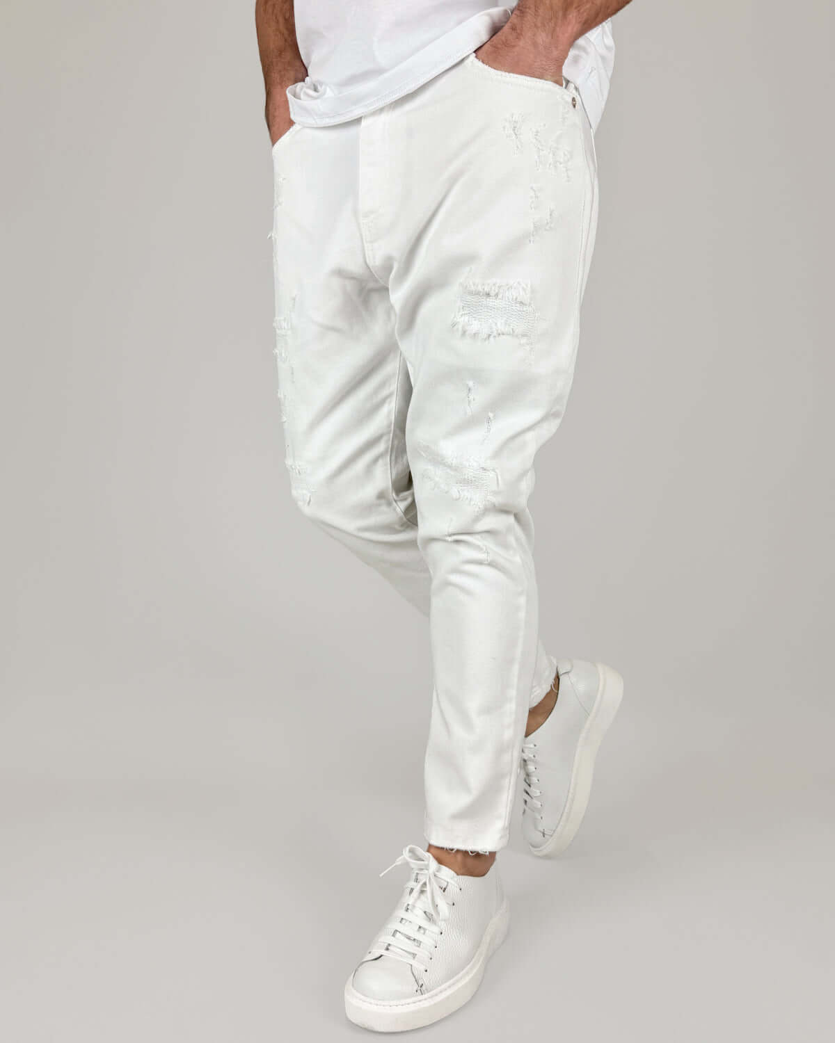 Jeans Carrot Fit Strappato Berna Art. BERNA M 243209
