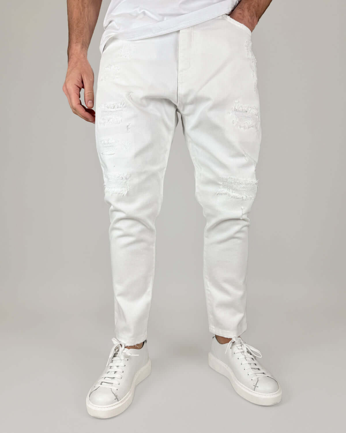 Jeans Carrot Fit Strappato Berna Art. BERNA M 243209