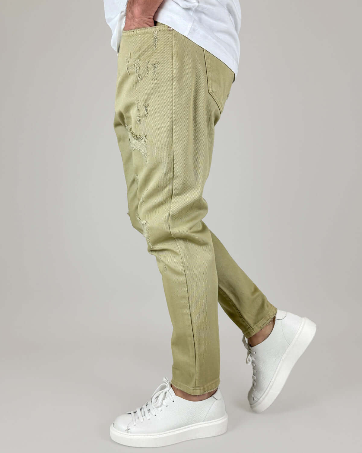 Jeans Carrot Fit Strappato Berna Art. BERNA M 243209