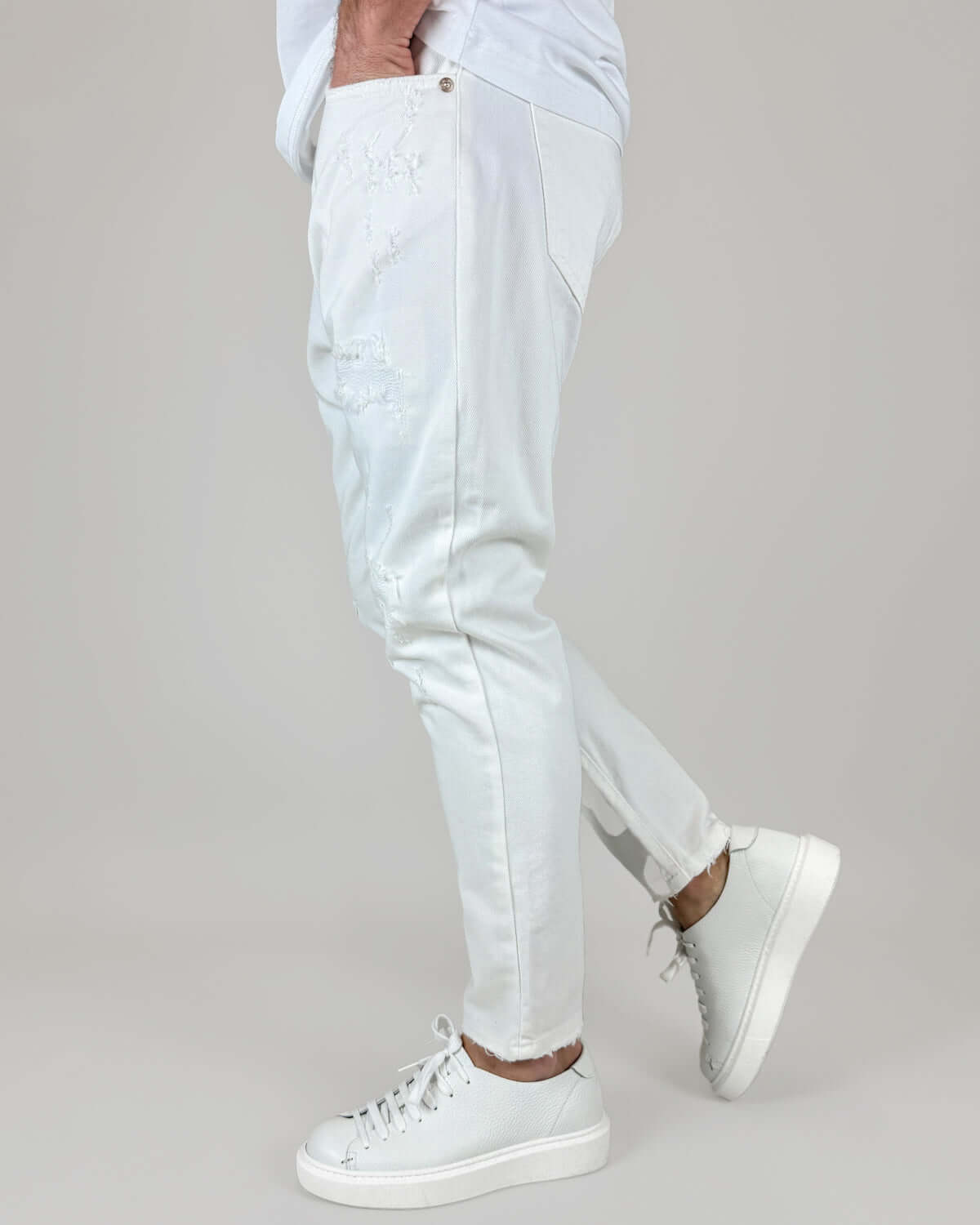 Jeans Carrot Fit Strappato Berna Art. BERNA M 243209