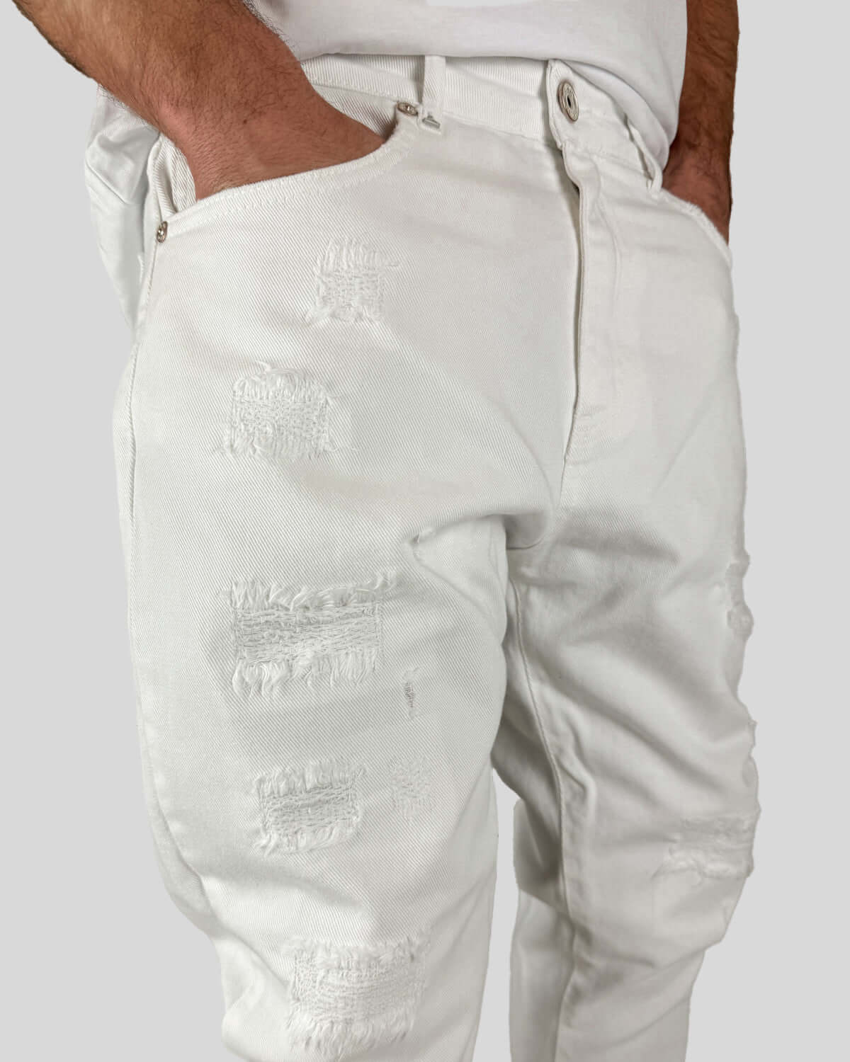 Jeans Carrot Fit Strappato Berna Art. BERNA M 243209