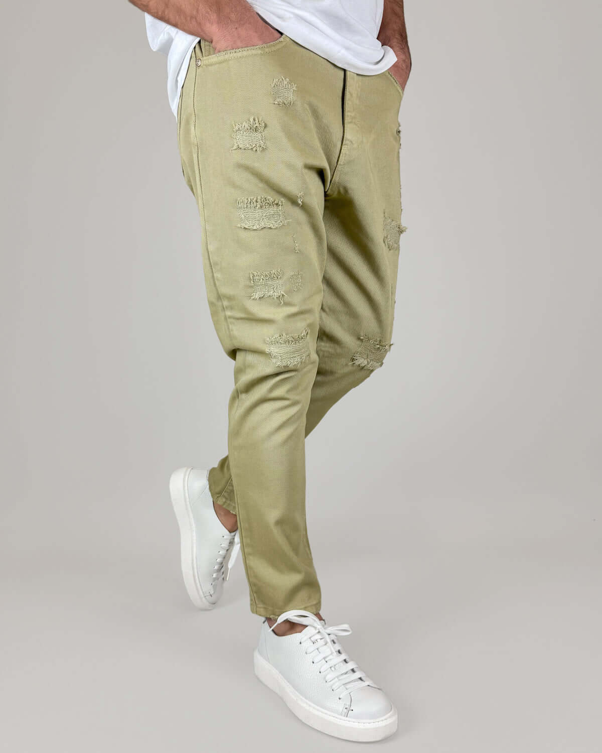 Jeans Carrot Fit Strappato Berna Art. BERNA M 243209