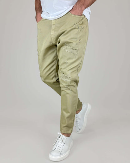 Jeans Carrot Fit Strappato Berna Art. BERNA M 243209