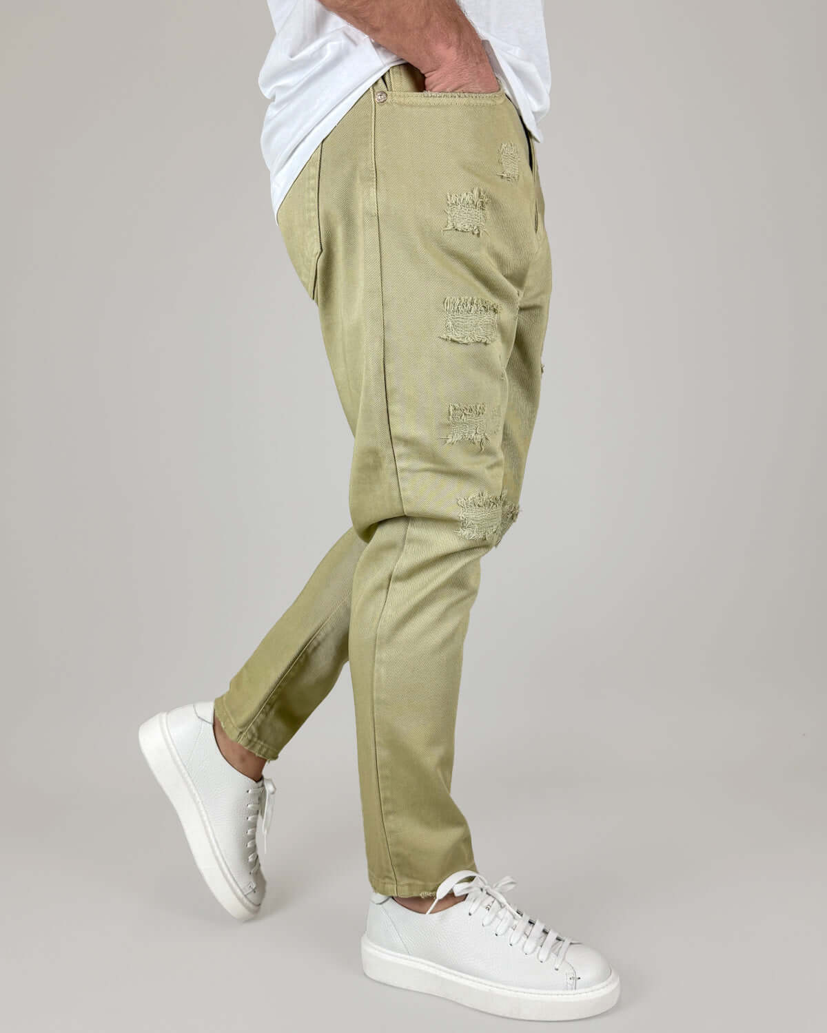 Jeans Carrot Fit Strappato Berna Art. BERNA M 243209
