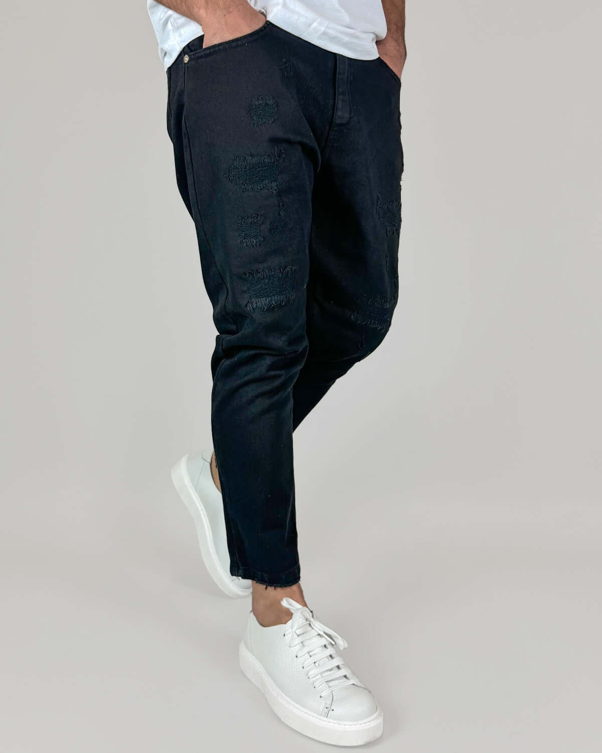 Jeans Carrot Fit Strappato Berna Art. BERNA M 243209
