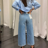 Jeans Santiago Wide Crop JJXX Donna Art.12289296