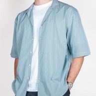 Camicia manica corta boxy fit Over D Art. OE1S2S6C62
