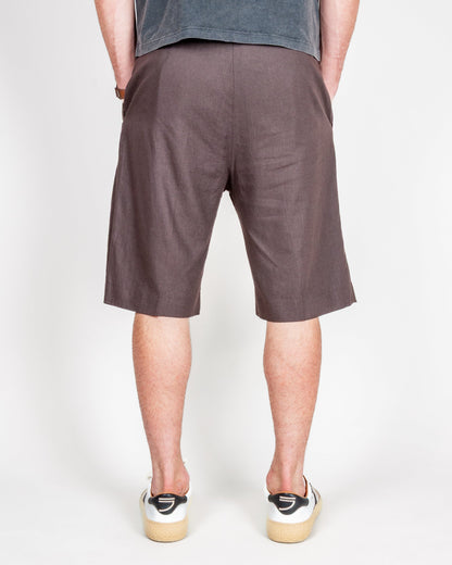 Bermuda con pince in misto lino I'm Brian Art. BE3705