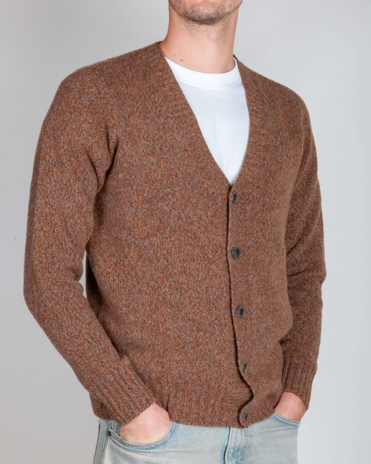 Cardigan Retois Fade Pura Lana Merinos Extrafine Art. 1.4502