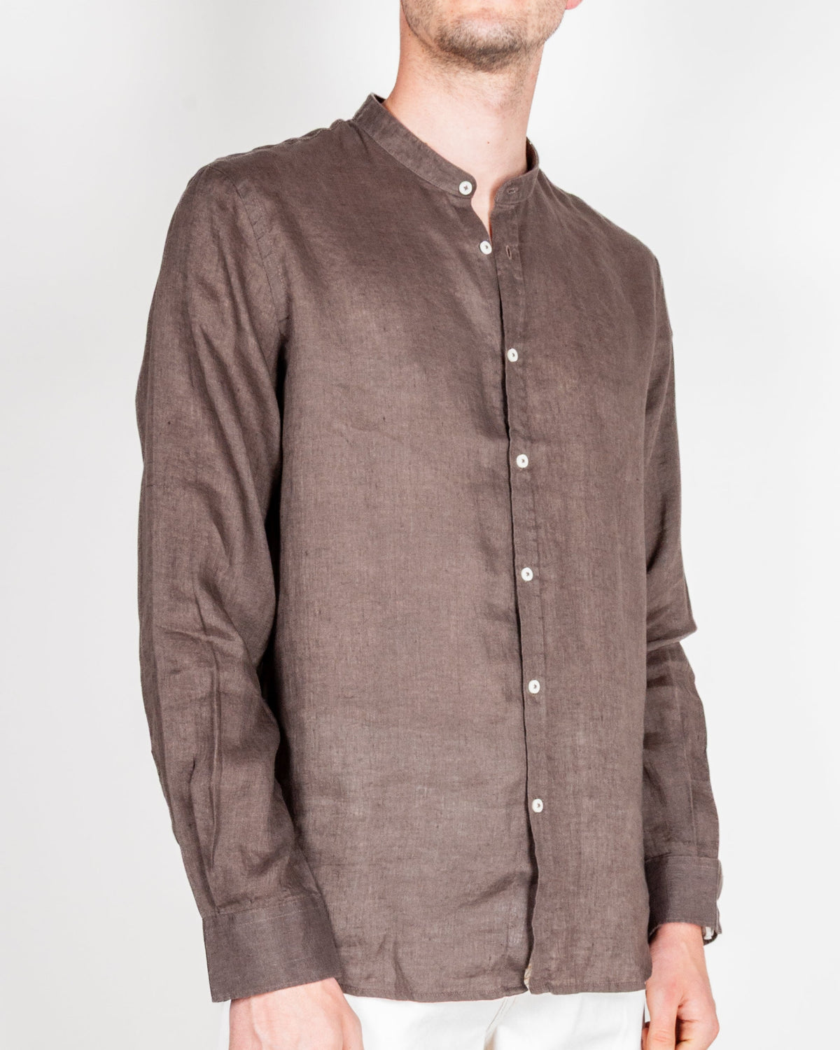 Camicia coreana in puro lino Philotinto Art. 26S19CA