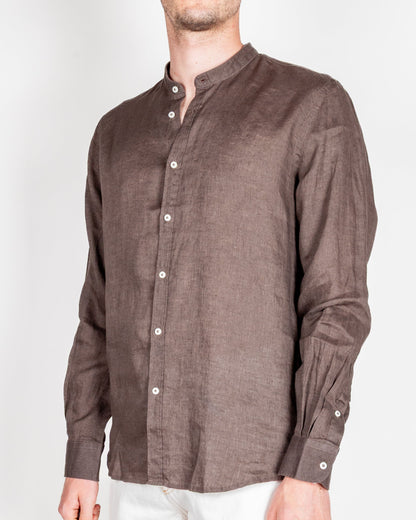 Camicia coreana in puro lino Philotinto Art. 26S19CA