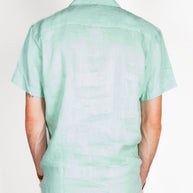 Camicia collo Bowling manica corta Puro Lino Gianni Lupo Art.GL7658S-S26