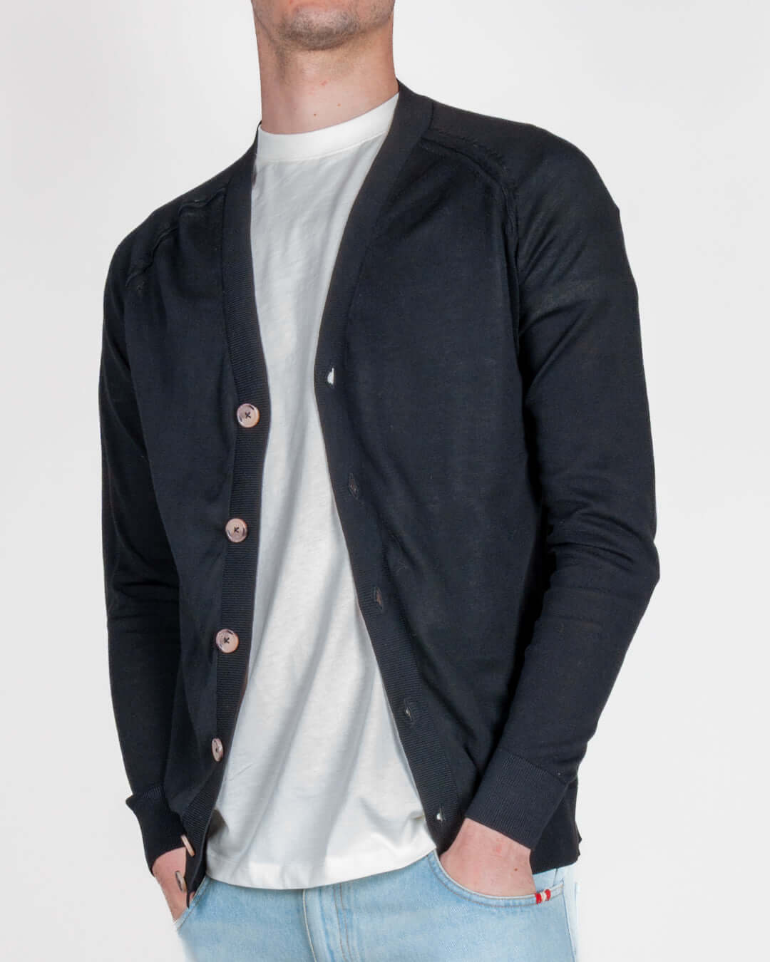 Cardigan Scollo a V manica Raglan Over D Art. OC1S2S6M08