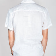 Camicia collo Bowling manica corta Puro Lino Gianni Lupo Art.GL7658S-S26