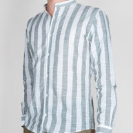 Camicia Misto lino collo coreana riga larga Over D Art. OC1S2S6C15