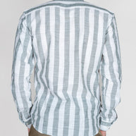Camicia Misto lino collo coreana riga larga Over D Art. OC1S2S6C15