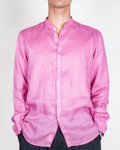 Camicia coreana in puro lino Philotinto Art. 26S19CA
