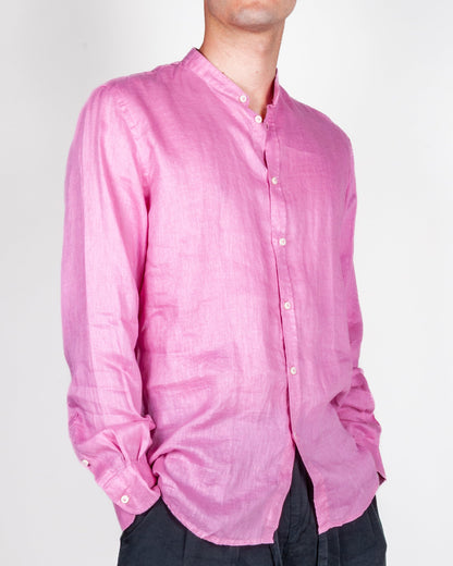 Camicia coreana in puro lino Philotinto Art. 26S19CA