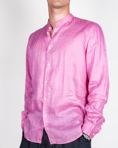 Camicia coreana in puro lino Philotinto Art. 26S19CA