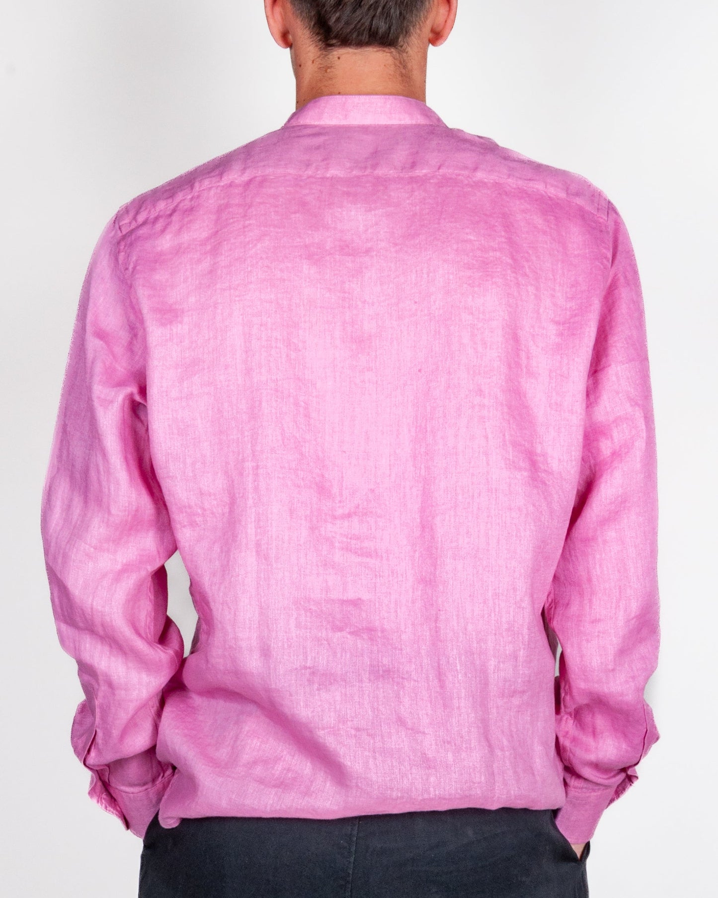 Camicia coreana in puro lino Philotinto Art. 26S19CA
