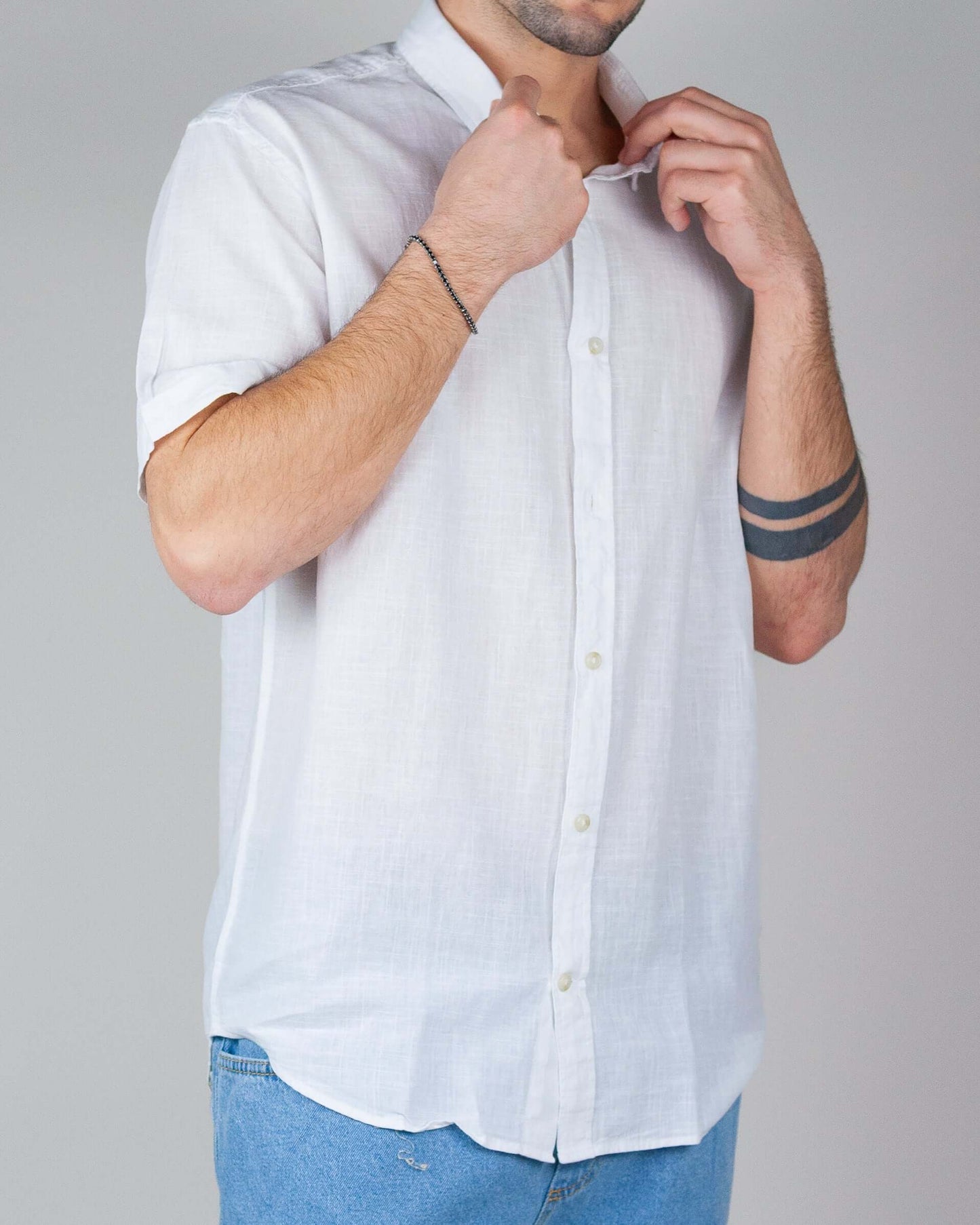 Camicia Lino Manica Corta Jack&Jones Art. 12269329