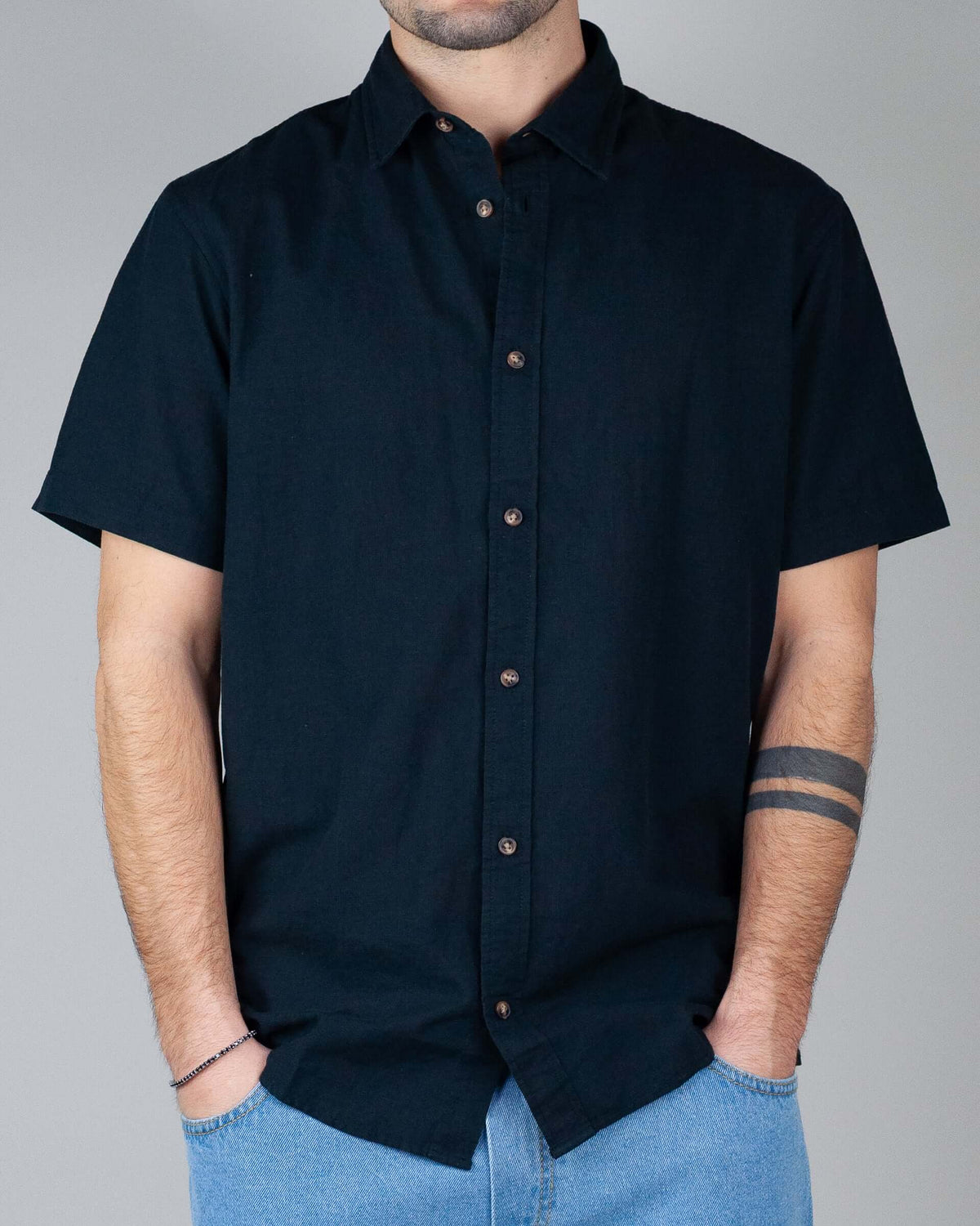 Camicia Lino Manica Corta Jack&Jones Art. 12269329