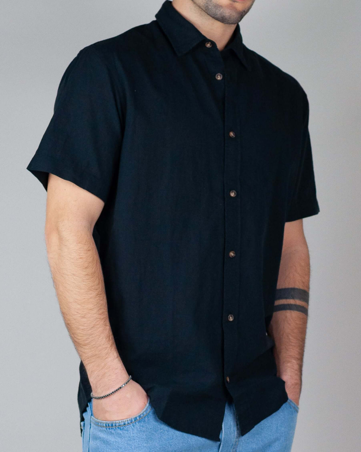 Camicia Lino Manica Corta Jack&Jones Art. 12269329