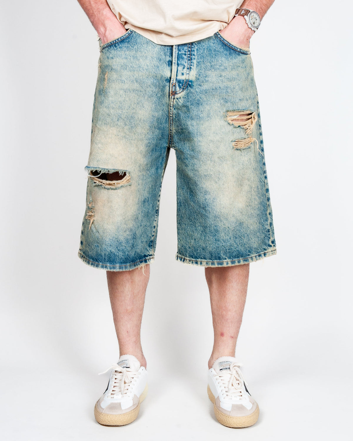 Bermuda Ampio in Denim I'm Brian Art. KLARKL1
