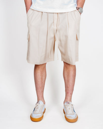 Bermuda con elastico in vita Over cargo in poliviscosa Uomo Imperial Art. D89793KSH6