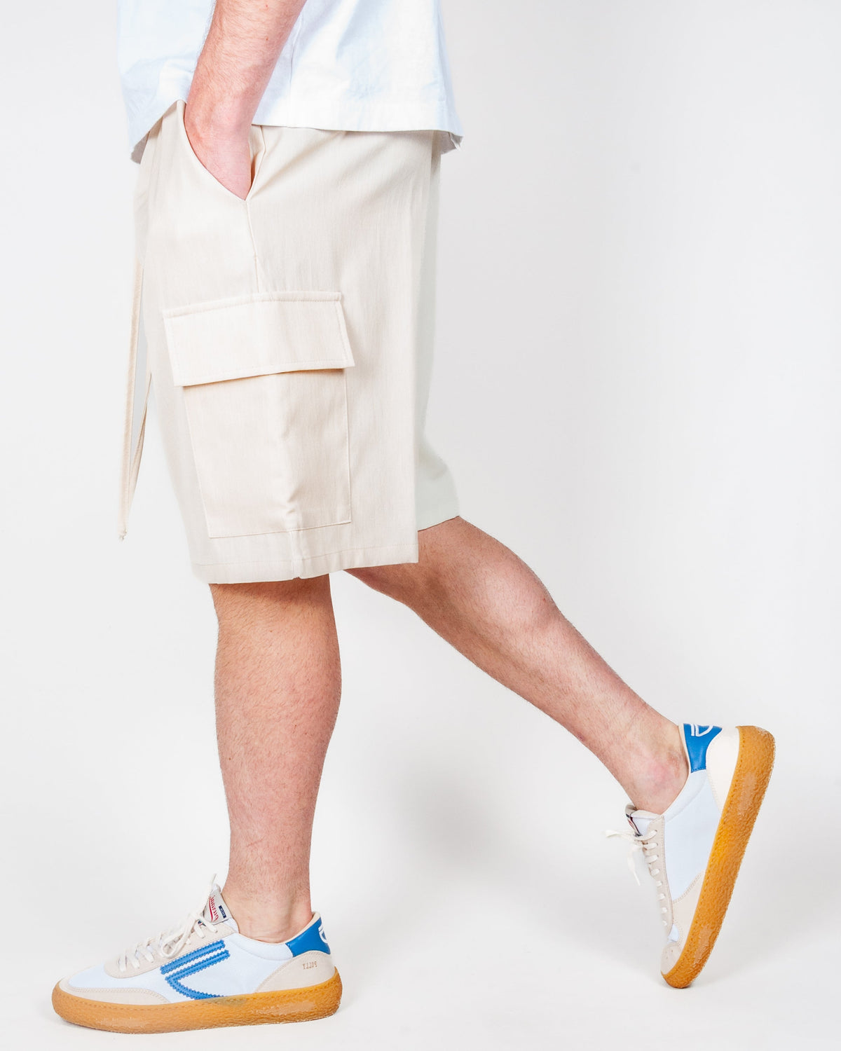 Bermuda con elastico in vita Over cargo in poliviscosa Uomo Imperial Art. D89793KSH6