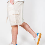 Bermuda con elastico in vita Over cargo in poliviscosa Uomo Imperial Art. D89793KSH6