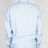 Camicia Misto Lino riga stretta Gianni Lupo Art. GL7828S