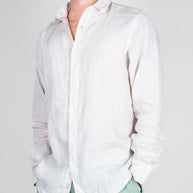 Camicia Misto Lino riga stretta Gianni Lupo Art. GL7828S