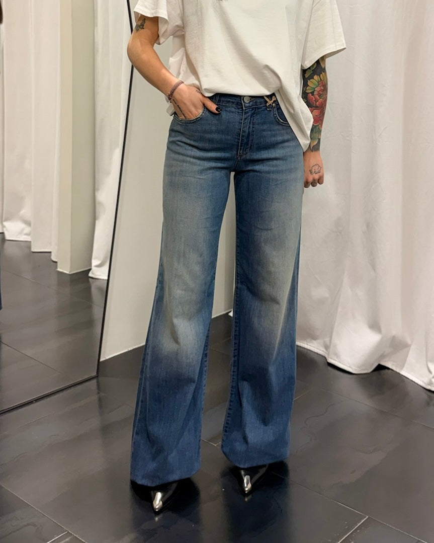 Jeans Arianne Pantapalazzo Noir 'n' Bleu Donna Art. P007J136N206