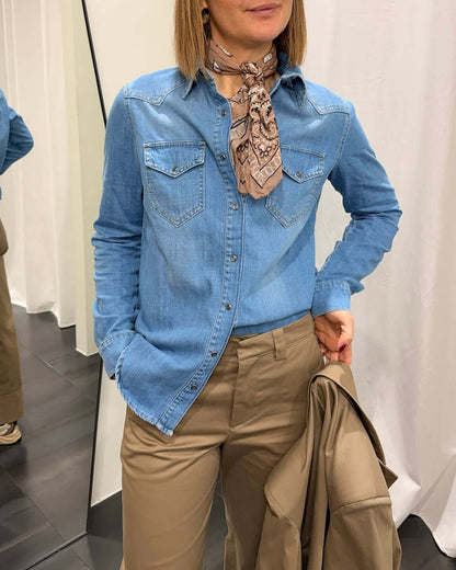 Camicia Denim Janet Noir 'n' Bleu Donna Art. 7130J052N221