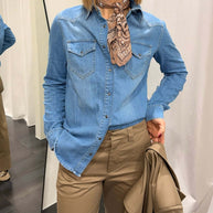 Camicia Denim Janet Noir 'n' Bleu Donna Art. 7130J052N221